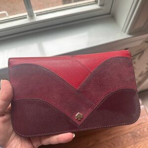 Kate Spade Red Chevron wallet